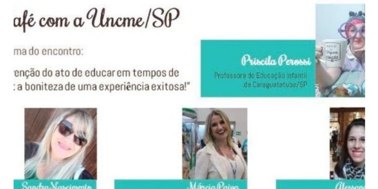 Educadoras de Caraguatatuba participam de encontro virtual sobre boas práticas em tempos de pandemia