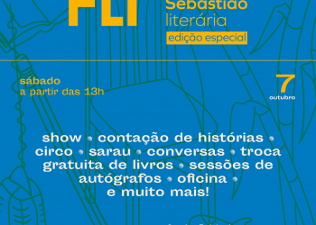 Poeta Felipe Riela participará de sessão de autógrafos no Festival Literário de São Sebastião que reúne dezenas de atrações gratuitas amanhã (07/10)